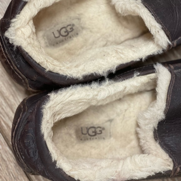 Ugg Leather Slippers - Picture 2 of 4